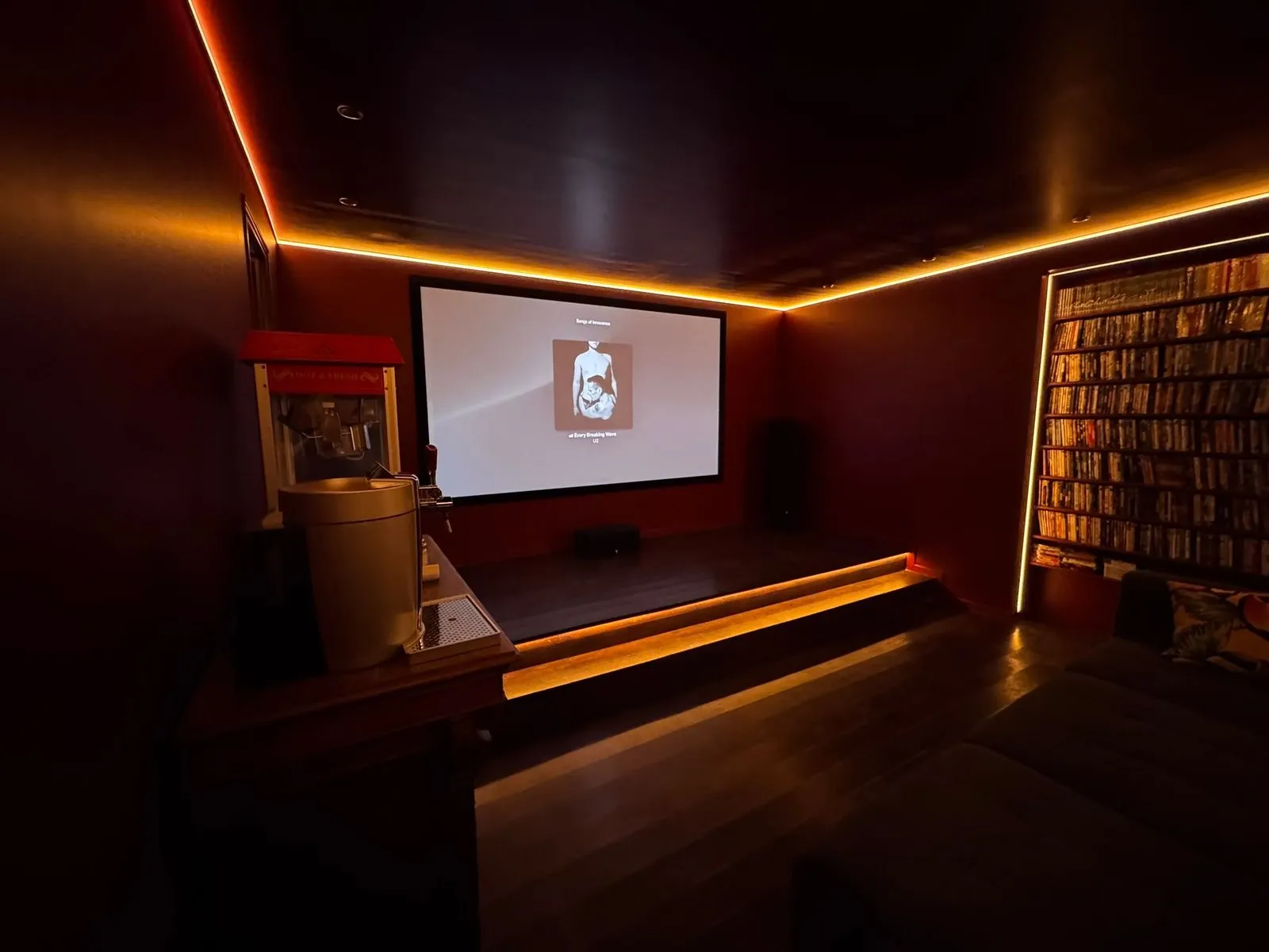 Salle de cinéma privative