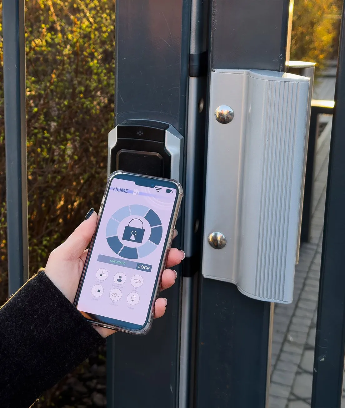 Lecteur d’empreinte digitale contrôlant l’accès au bâtiment